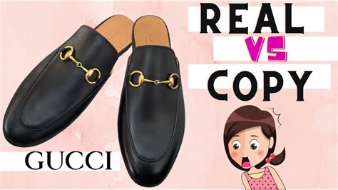 gucci princetown fake vs real